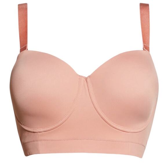 OMNIA Paratus Quartz Flexywire 5-Convertible Underwire Pink Bra Sz 40J - Picture 7 of 12